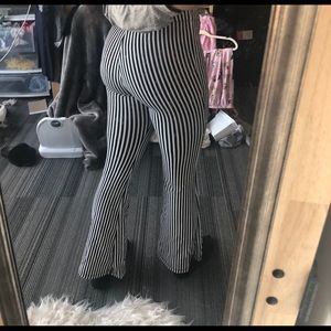 Striped Flare Pants